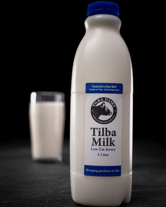 1 Litre Low Fat Unhomogenised Jersey Milk